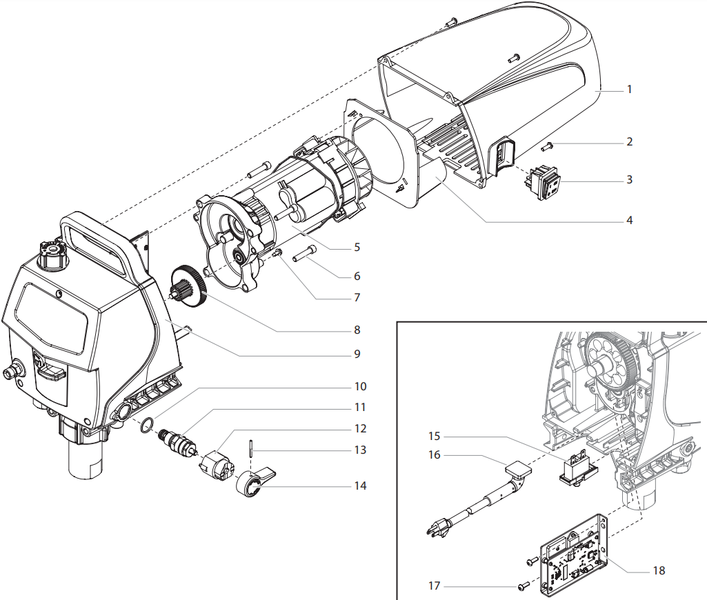 Impact 400 Drive Assembly Parts (I)
